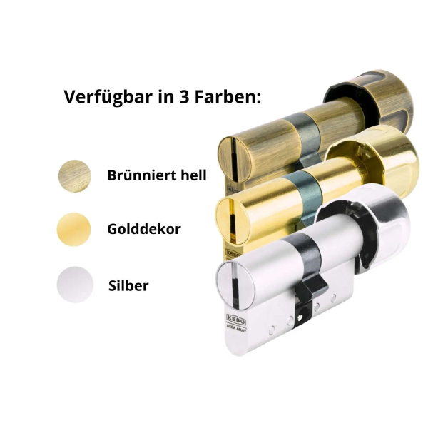 Knaufzylinder ASSA ABLOY KESO 8000 Omega² / 81.F19 Ultra